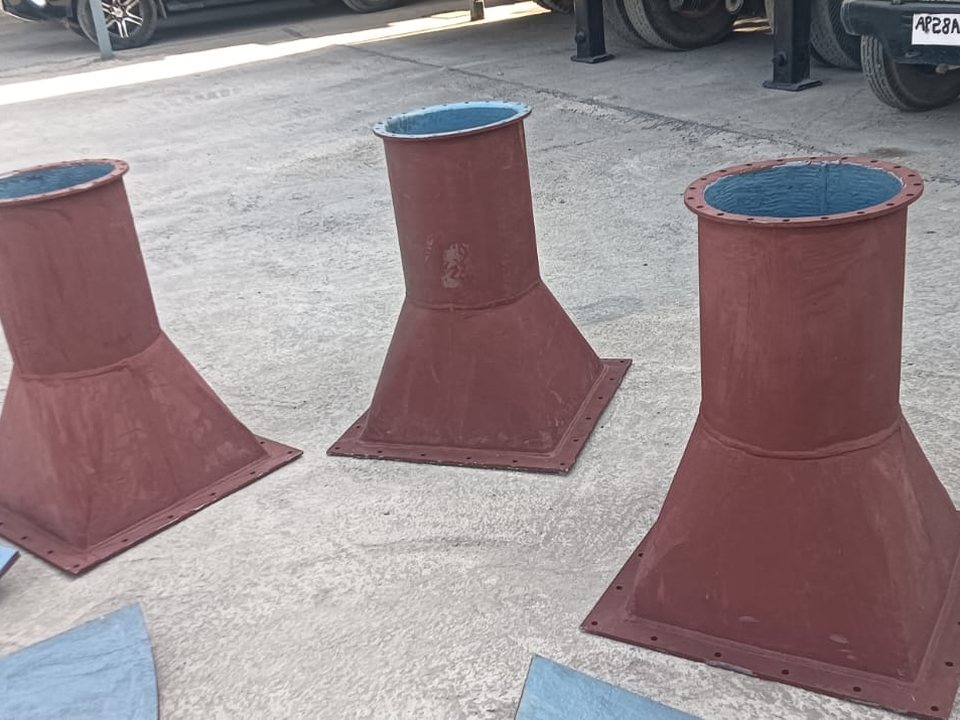 Discharge Chutes fabricated by Artha WearTech