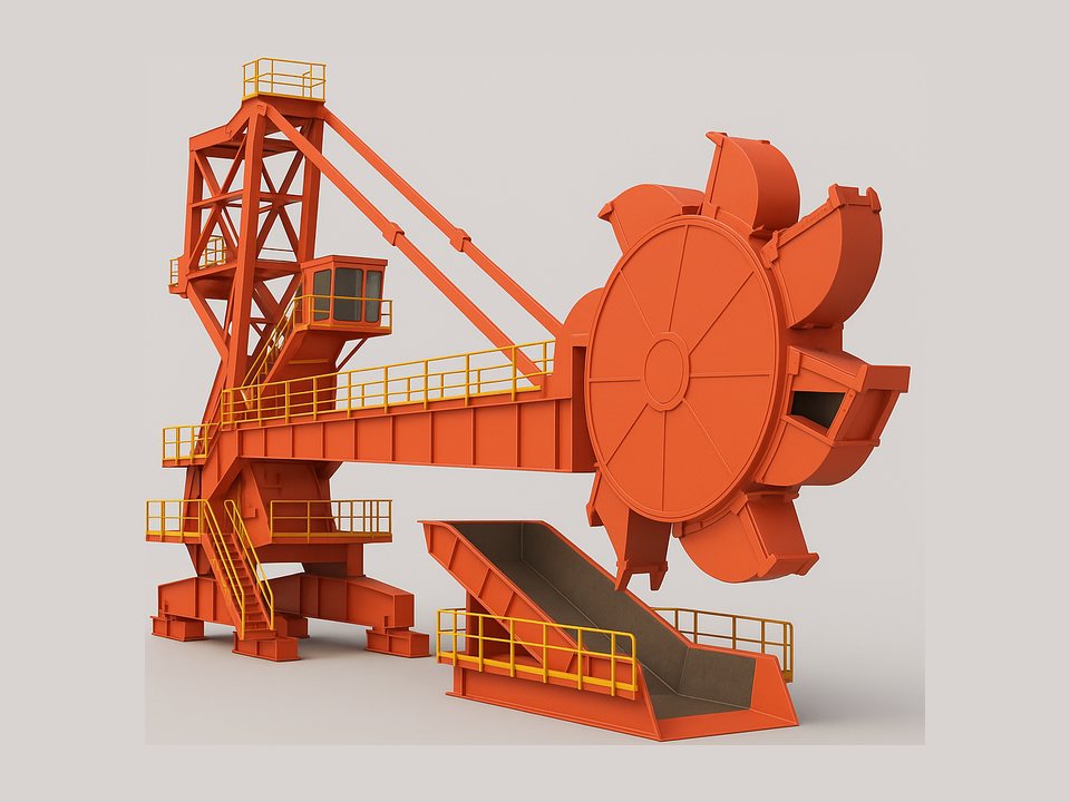 Bucket Wheel Reclaimer Chutes